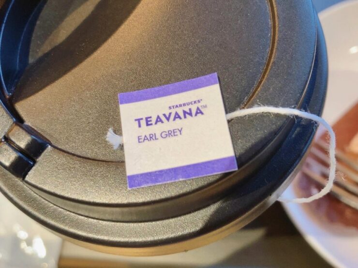 スターバックスのTEAVANAアールグレイティータグ